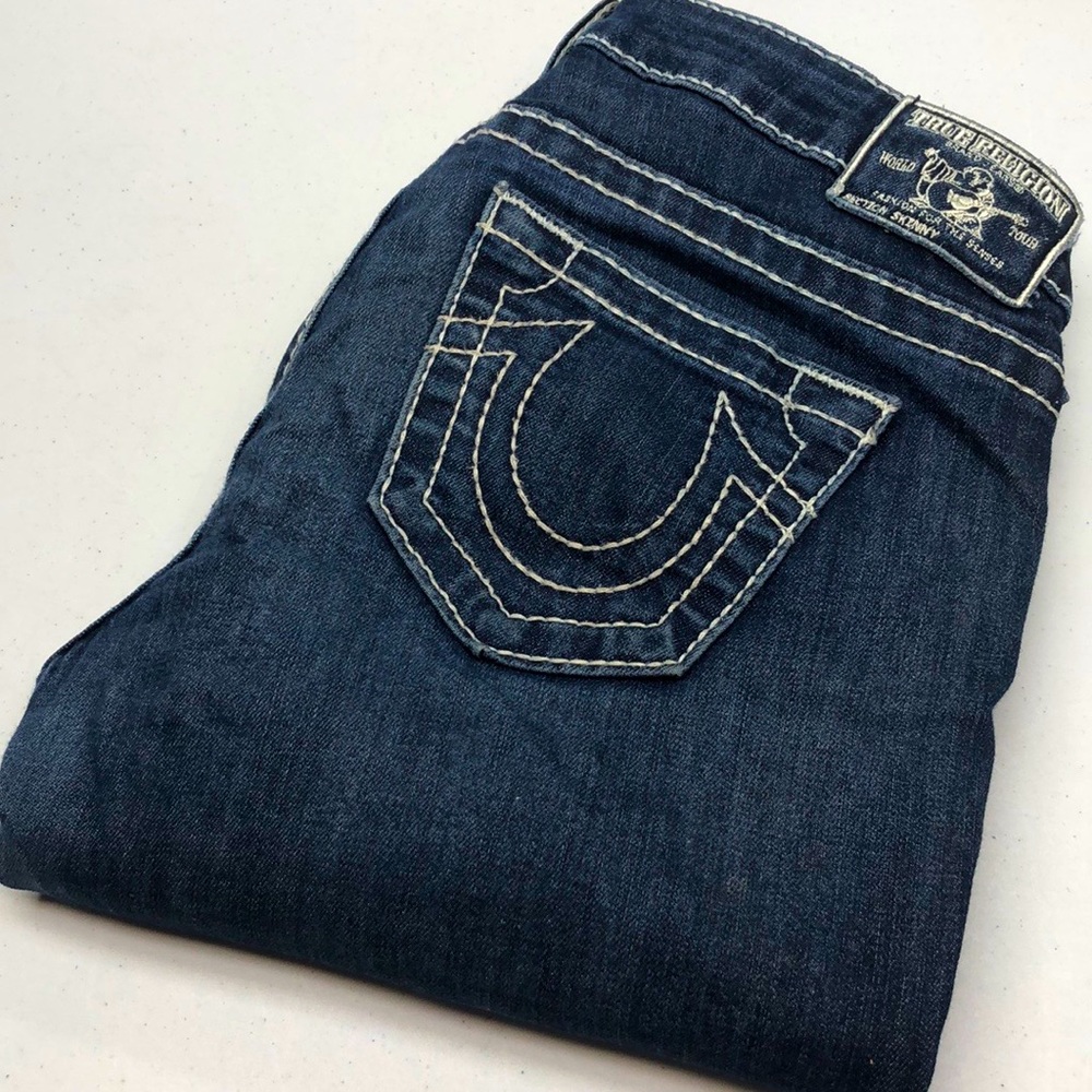 TRUE RELIGION SKINNY STYLE 28x29 AUTH WITH SERIAL NUMBER 🦋